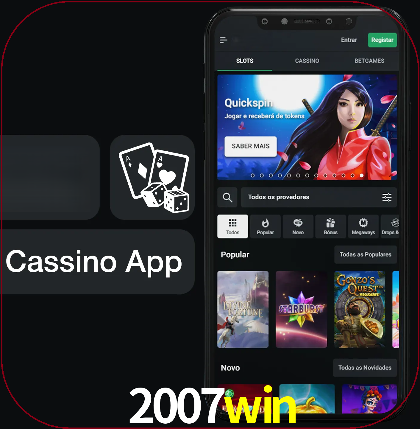 Jogue jogos de cassino e ganhe.