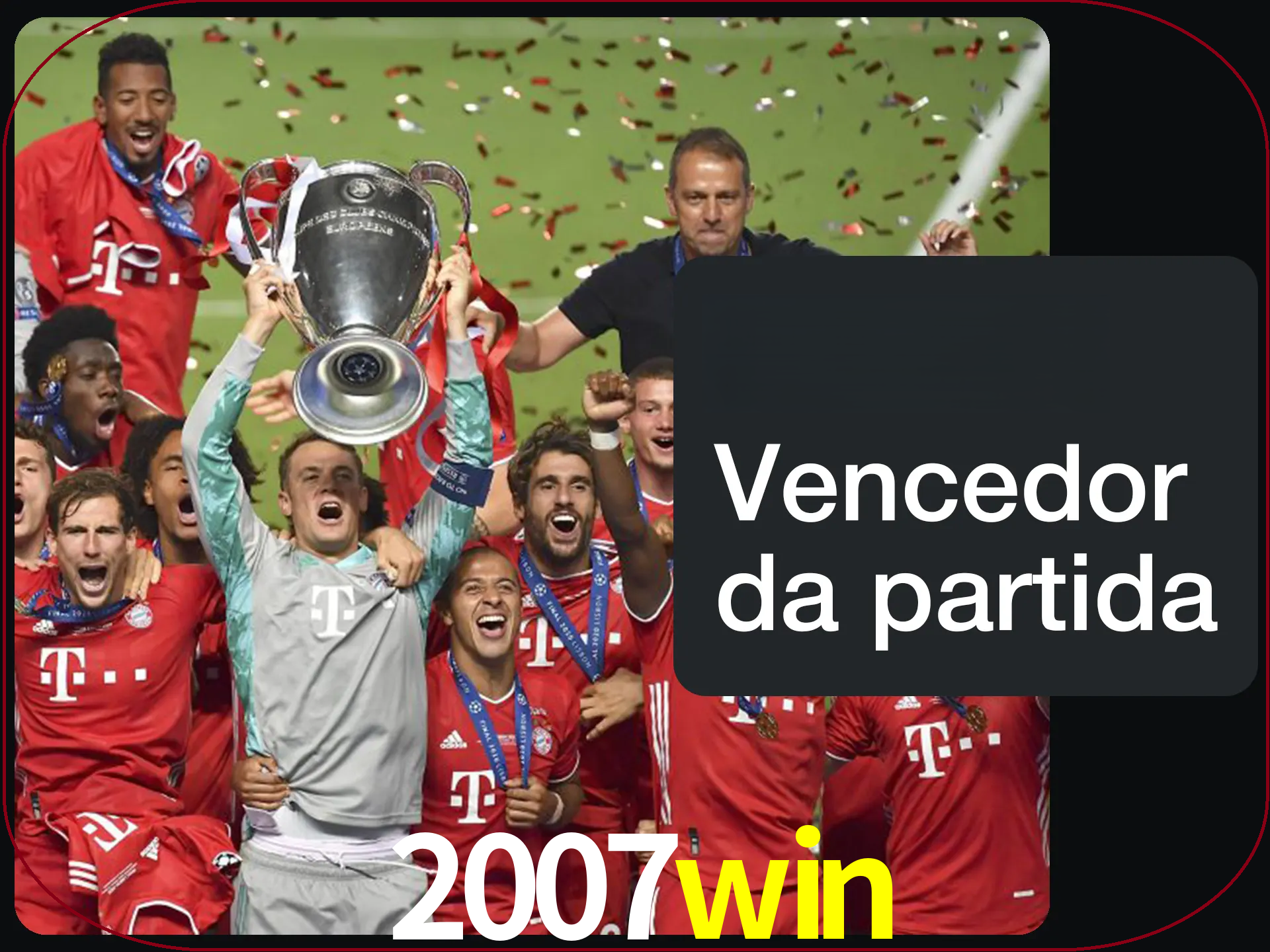 Aposte no vencedor e ganhe uma grande quantia de dinheiro.