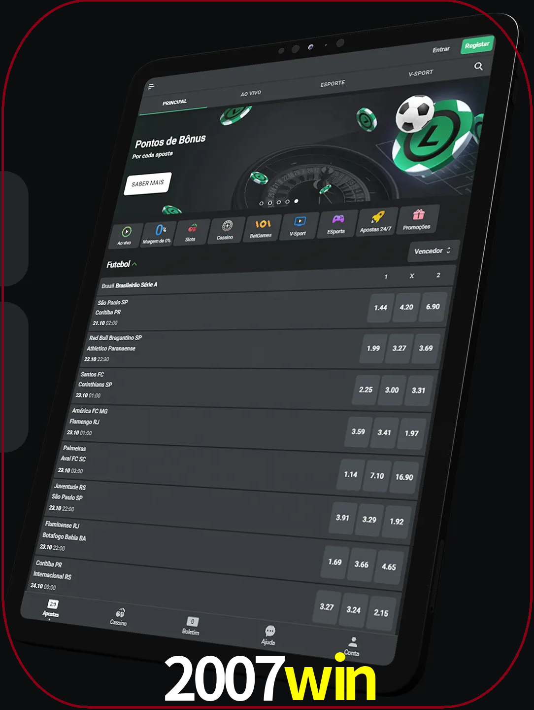 Você pode usar a versão do website em qualquer dispositivo.
