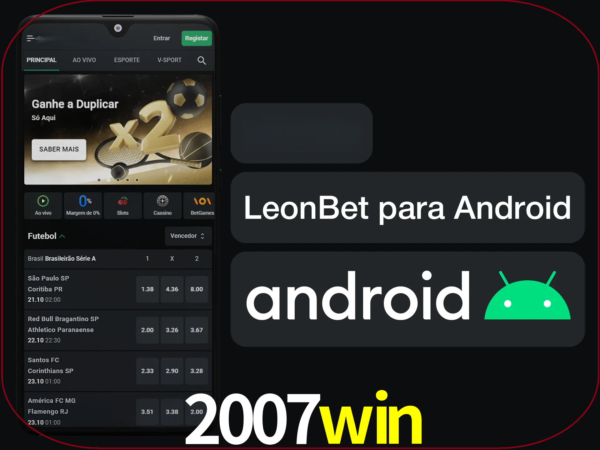 Adquira sua versão poket de LeonBet.