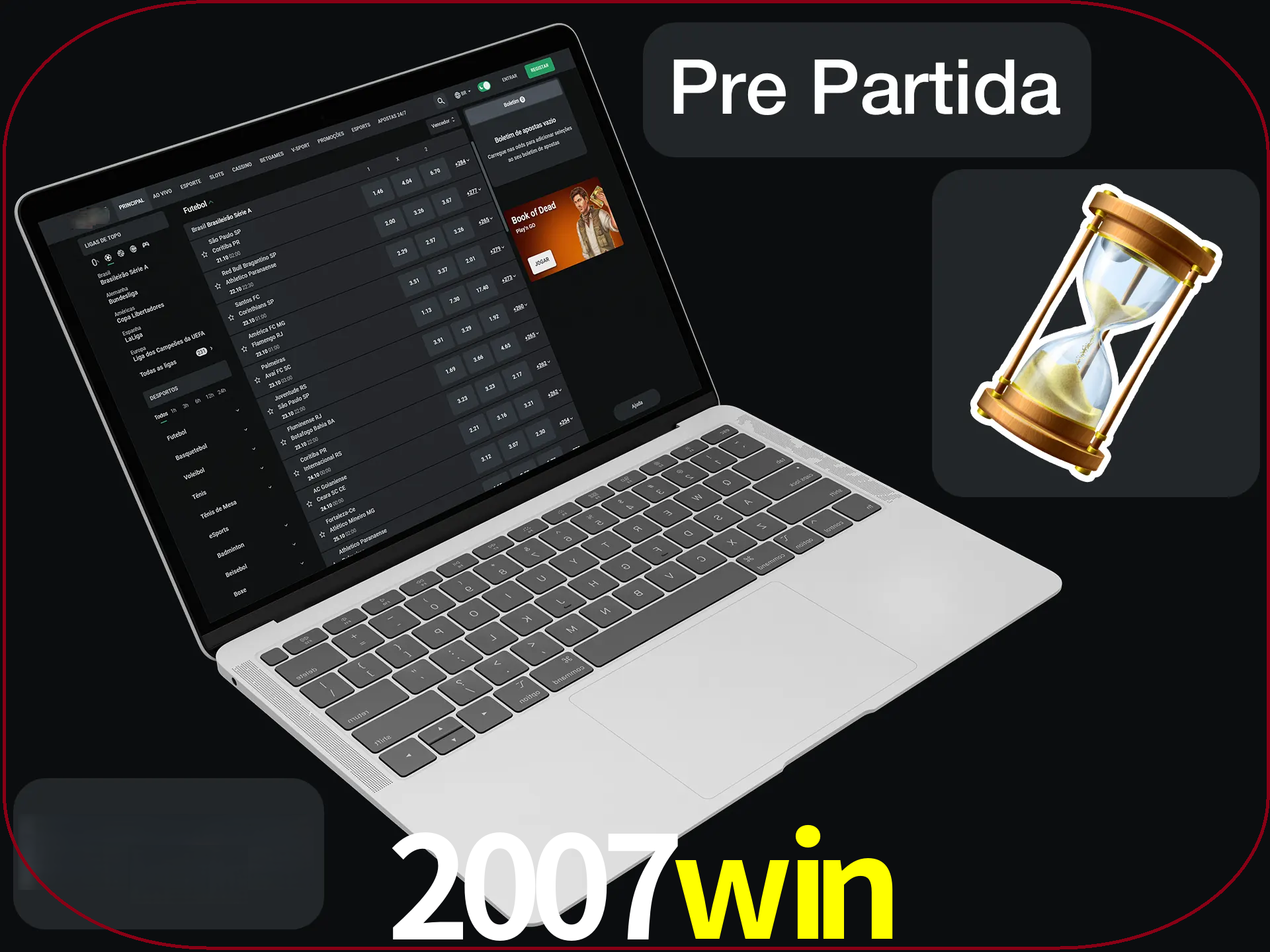 Fazer apostas em partidas futuras.