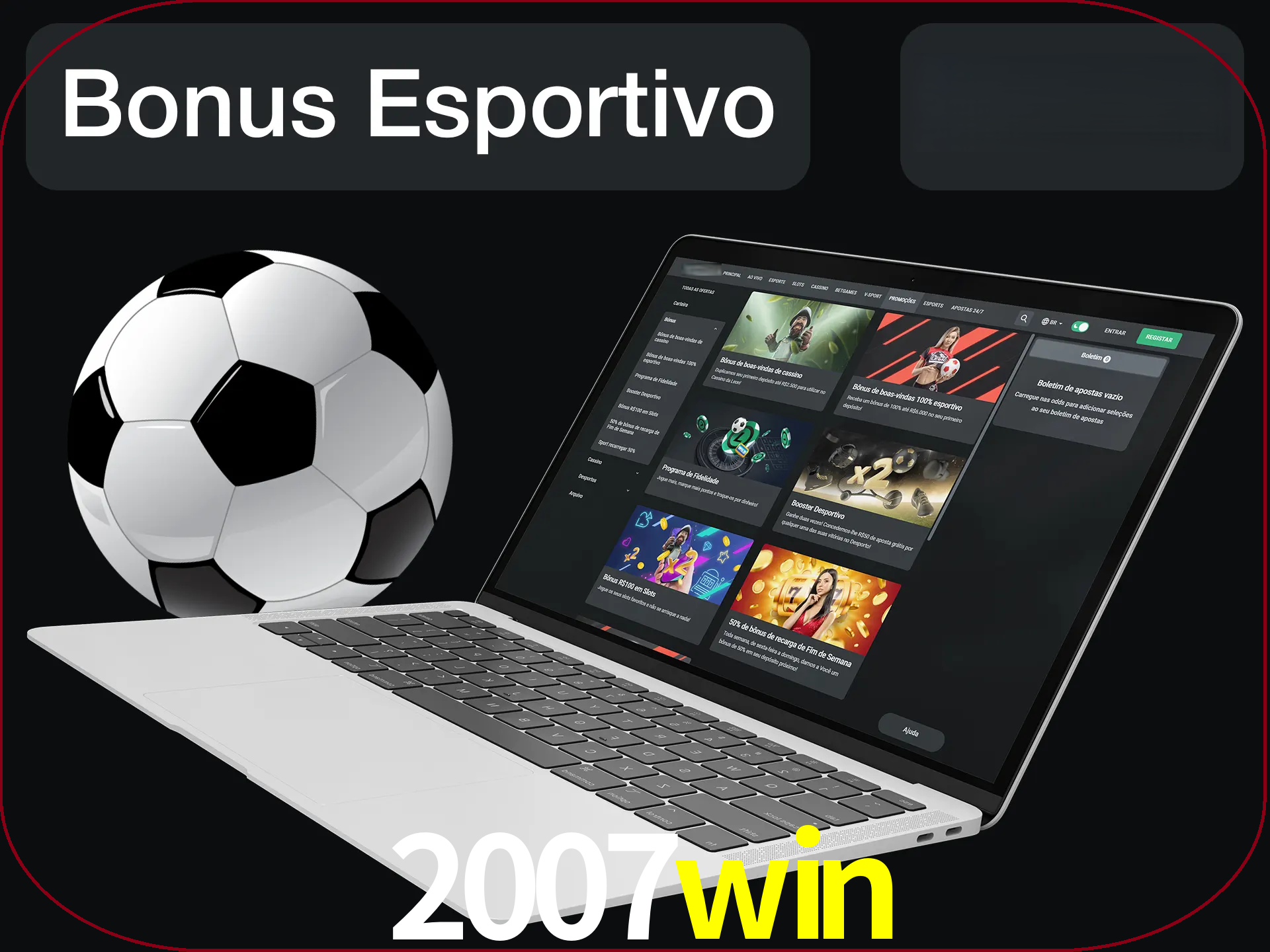 Antes de começar a apostar, use o bônus esportivo.