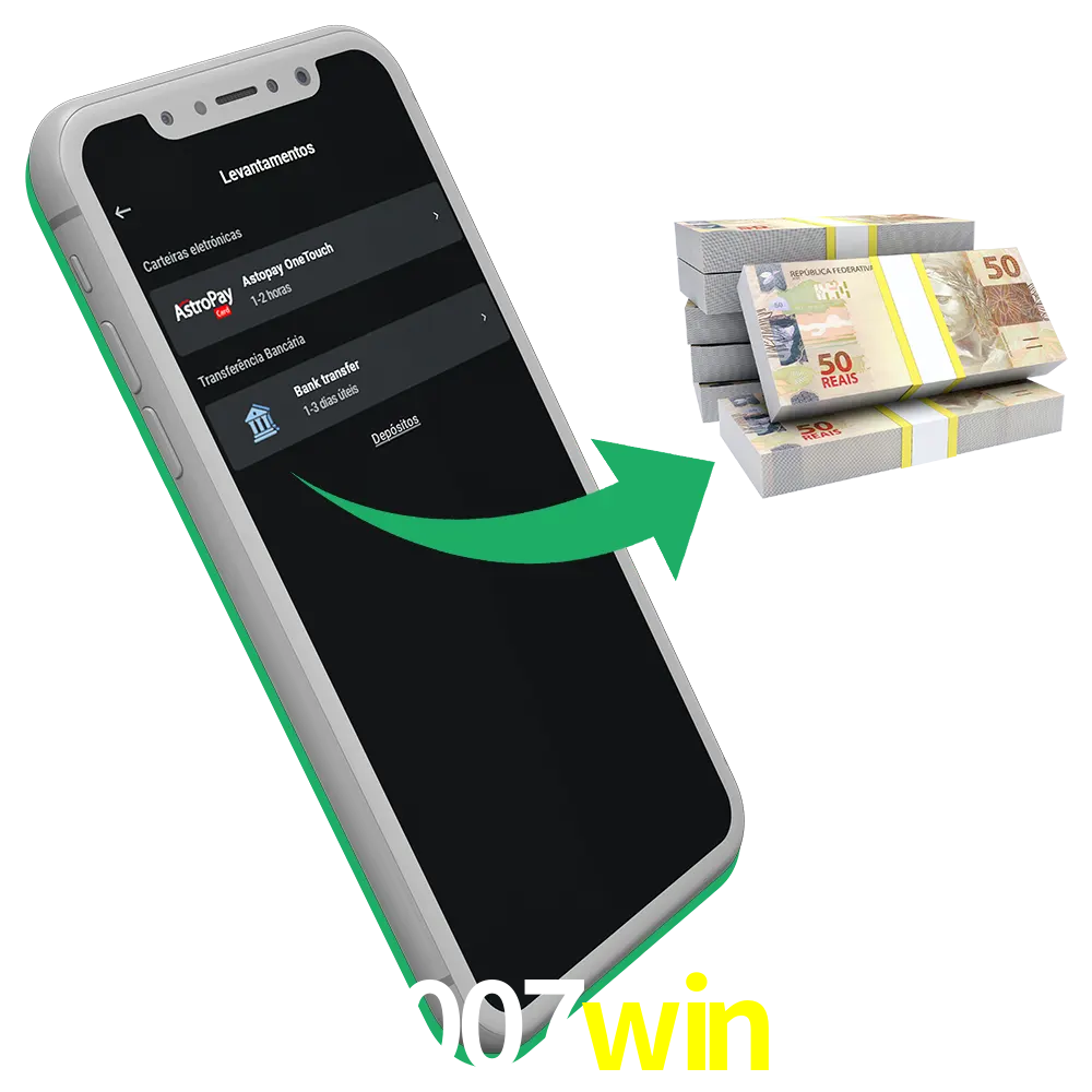 Retirar dinheiro de LeonBet sem dificuldades.